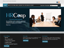 Tablet Screenshot of hrcorp.co.za